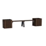 Planters With Bench Combo
