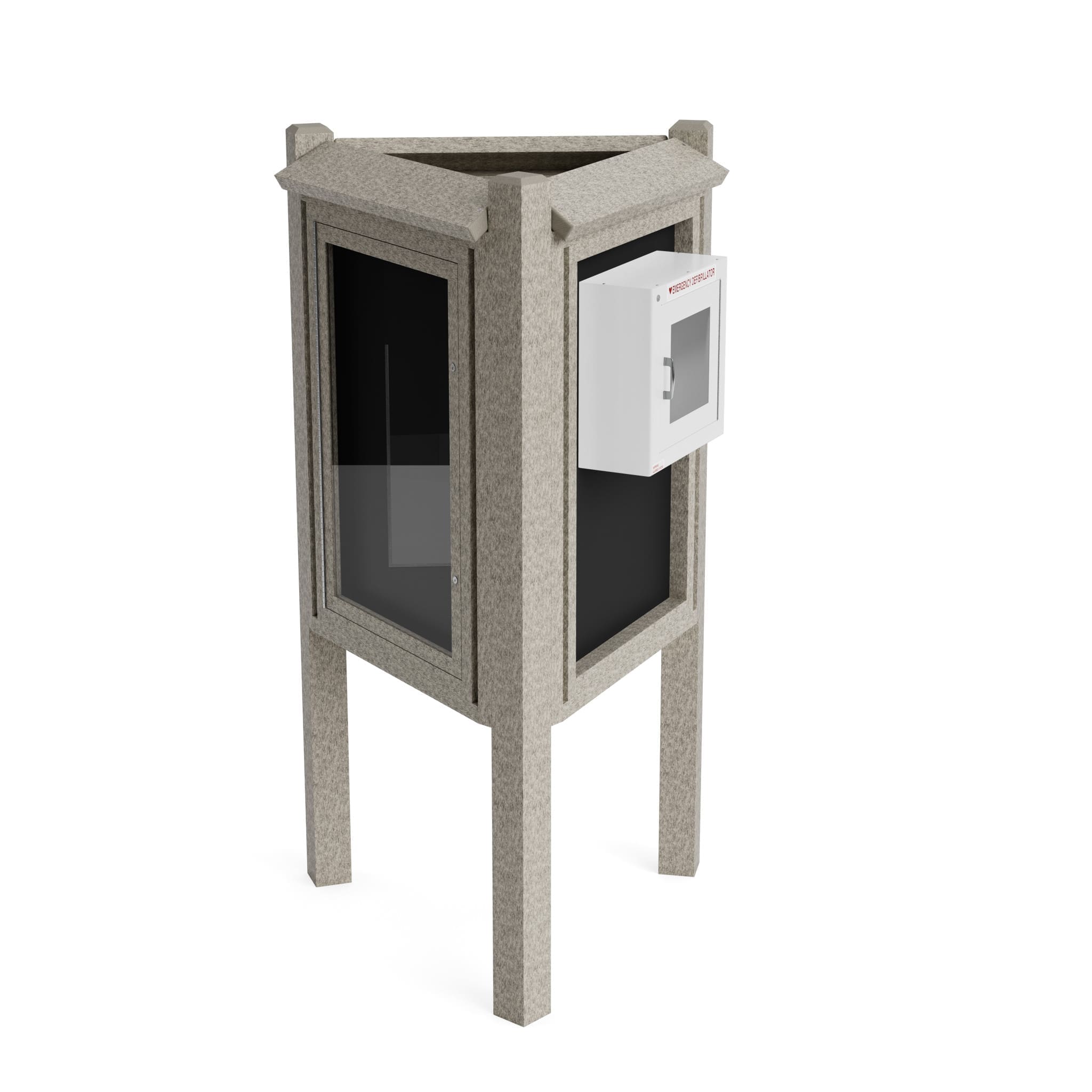 AEK6-WW-NEW-WEB.jpg AED & Emergency Kiosk Message Center - 1 Blank Side - Image 1