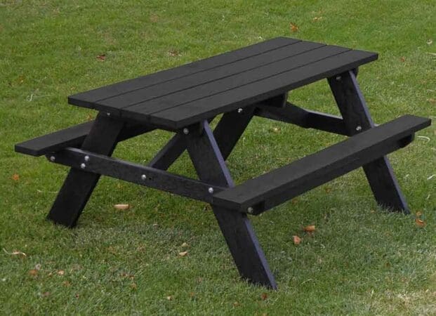 Economy-Youth-Picnic-Table_black-e1618433251423.jpg Economizer Youth Picnic Table - Image 1