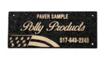 Textured 2.5" x 8" Veteran/Military Paver