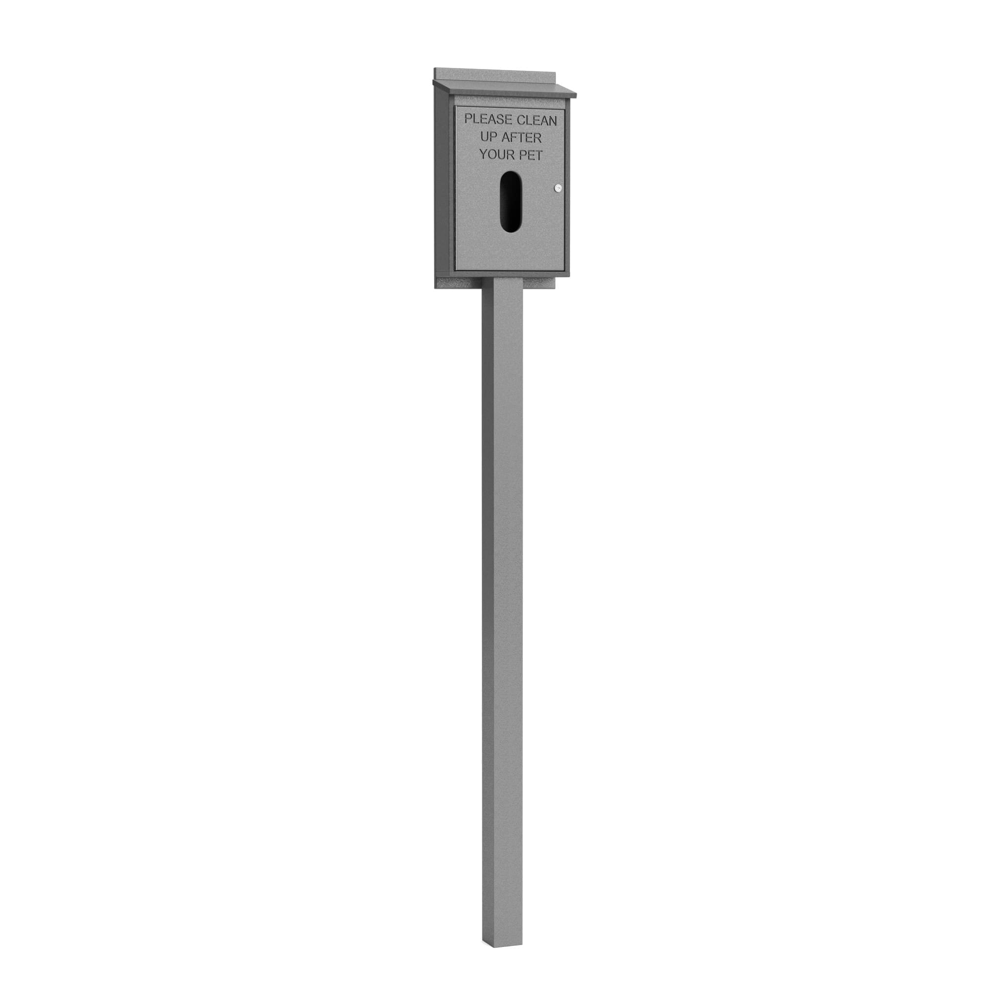 PWPST-CH-NEW-WEB.jpg Pet Waste Bag Dispenser w/ 6' Post - Image 1