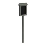 Small Message Center - 2 Sided w/ Post