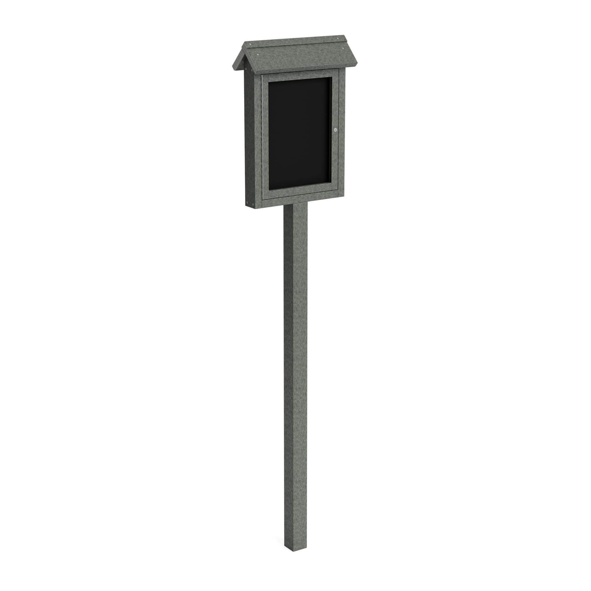 SMC-1S1P-CH-NEW-WEB.jpg Small Message Center - 2 Sided w/ Post - Image 1