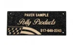 Textured 2.5" x 6" Veteran/Military Paver